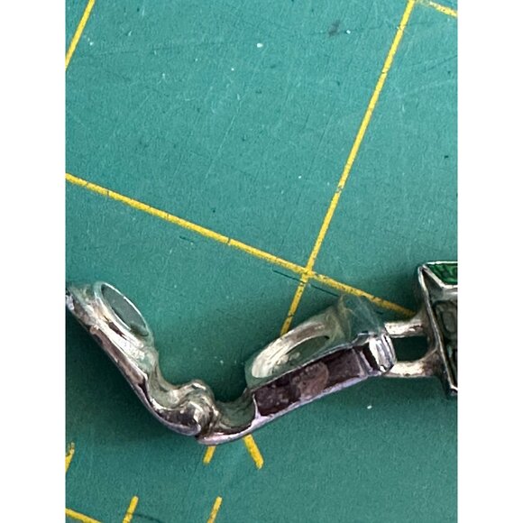 Beautician Bracelet Hair Salon Tools Enamel Brush Scissors Blower Dyer 8in Gift - Picture 8 of 11